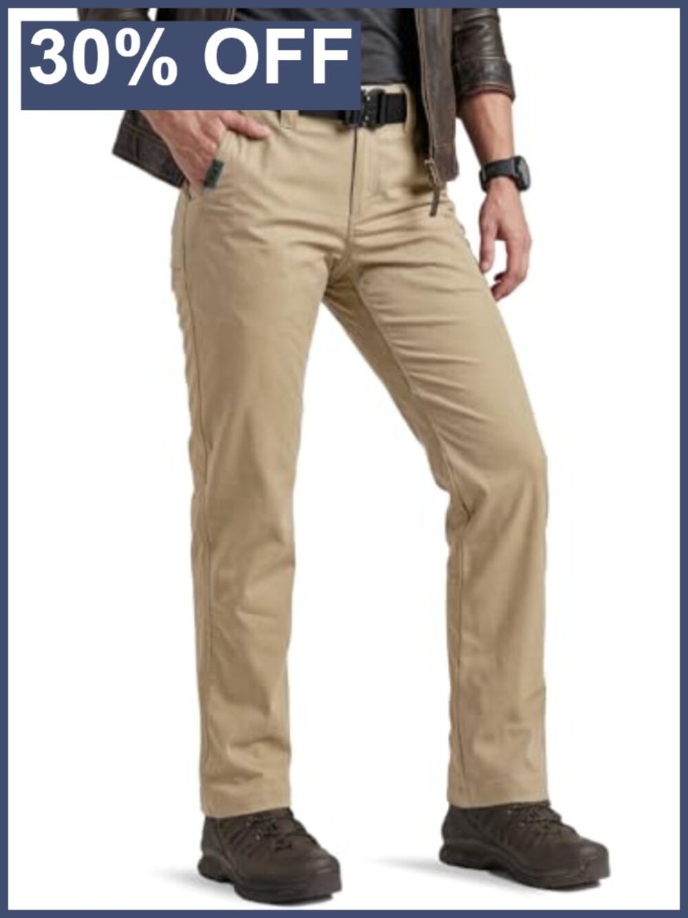 CQR Women's Flex Stretch Tactical Work Pants Water Resistant Ripstop